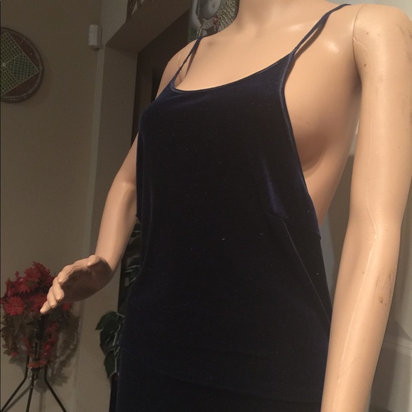 Velvet maxi dress - Picture 8 of 10